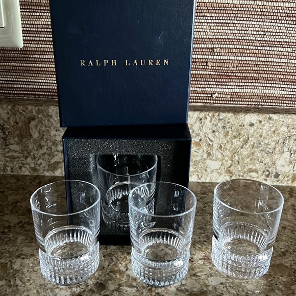 Ralph Lauren Dining Ralph Lauren Crystal Bar Glasses Poshmark